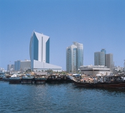 Al Khor Dubai Creek mit Dhaus Al Khor Dubai Creek mit Dhaus