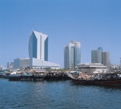 Al Khor Dubai Creek mit Dhaus